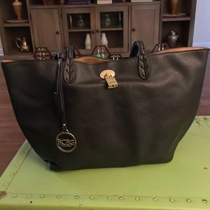 BCBG leather tote